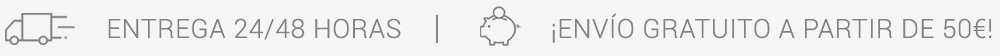 Entrega en 24/48h. Envío gratutio a partir de 50€